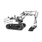 Конструктор Xiaomi Mitu Excavator Building Blocks, 980 шт - 2