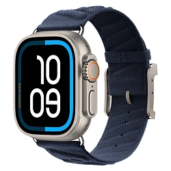 Умные часы Apple Watch Hermes Ultra 3 49mm GPS + Cellular Silver Titanium Case Bleu Nuit Single Tour En Mer Strap