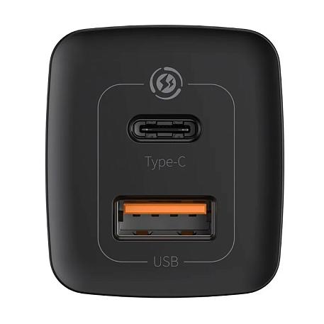 Сетевое зарядное устройство Baseus GaN Lite C+U  65 Вт - 3