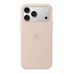 Клип-кейс (накладка) Silicone Case MagSafe для Apple iPhone 17 Pro силикон, бежевый