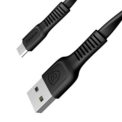 Дата-кабель Baseus Tough Series Micro 1 м, чёрный