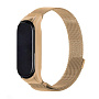 Браслет Миланский сетчатый для Mi Band 5 / 6 сталь