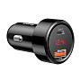 Автомобильное зарядное устройство Baseus Magic Series A+C 45 Вт