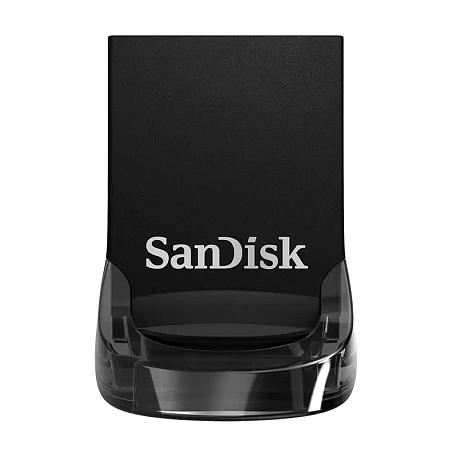 USB-флешка SanDisk Ultra Fit 128 ГБ, чёрный - 1