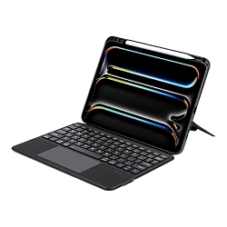 Чехол-клавиатура Dux Ducis Magnetic Keyboard для Apple iPad Pro 11" (2024)  полиуретан, поликарбонат, чёрный
