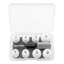 Амбушюры  AirPods Pro 3 белый, (XS / S / M / L), с комплектом для очистки