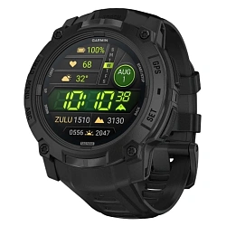 Умные часы Garmin Instinct 3 50mm Amoled Tactical Edition чёрный (чёрный ремешок)