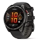 Умные часы Garmin Fenix 8 Pro Amoled 51mm титановый (чёрный ремешок)