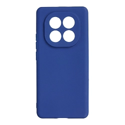 Клип-кейс (накладка) Silicone cover закрытый для Xiaomi Redmi Note 15 Pro Plus 5G / Poco M8 Pro силикон, синий