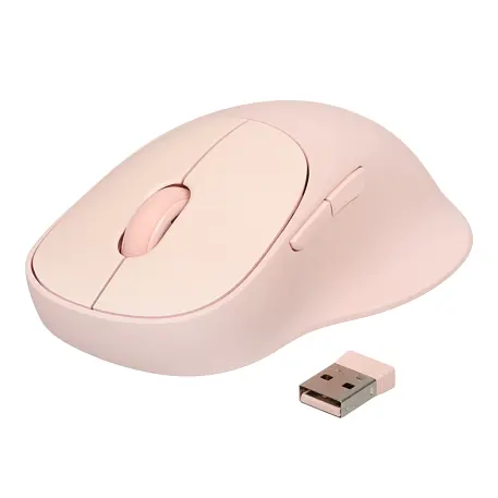 Мышь беспроводная Xiaomi Mi Mouse 3 Comfort розовый - 6