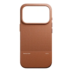 Клип-кейс (накладка) Native Union (Re) Classic Case для Apple iPhone 17 Pro Max полиуретан, поликарбонат, коричневый