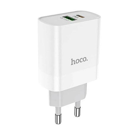 Сетевое зарядное устройство Hoco C80A 18 Вт, белый - 1