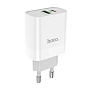 Сетевое зарядное устройство Hoco C80A 18 Вт, белый