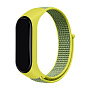 Спортивный ремешок для Mi Band 5 / 6 / 7 нейлон