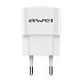 Сетевое зарядное устройство + кабель Lightning Awei С-832 10 Вт, белый - 1