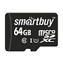 Карта памяти SmartBuy SB64GBSDCL10-01LE, 64 ГБ