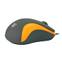 Мышь проводная Defender Acura MS-970, чёрный с оранжевым
