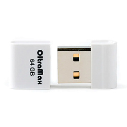 USB-флешка OltraMax 70 64 ГБ, белый