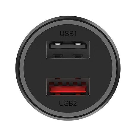 Автомобильное зарядное устройство Xiaomi Car Charger 37 Вт, чёрный - 3