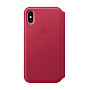 Чехол-книжка Apple Leather Folio для Apple iPhone X