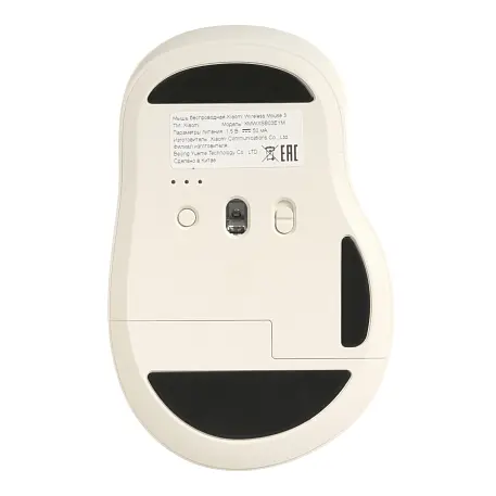 Мышь беспроводная Xiaomi Mi Mouse 3 Comfort белый - 5