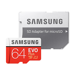 Карта памяти Samsung Evo Plus MB-MC64KA, 64 ГБ