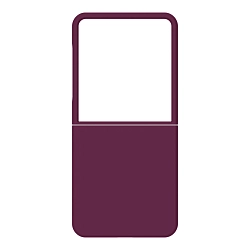 Клип-кейс (накладка) uBear Touch Mag Case для Samsung Galaxy Z Flip8 поликарбонат, силикон, тёмно-вишнёвый