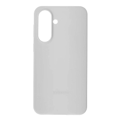 Клип-кейс (накладка) Samsung Silicone Case для Samsung Galaxy A37 силикон, поликарбонат, светло-серый