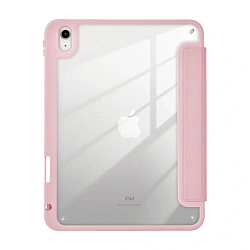 Чехол-книжка WIWU Protective Case JD-105 для Apple iPad Air 11" (2024 / 2025) / Apple iPad Air 10.9 (2020 / 2022)  искусственная кожа, розовый