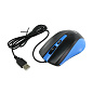 Мышь проводная SmartBuy SBM-352-BK, чёрный с синим