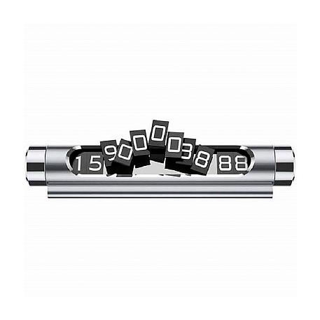 Автомобильная визитка Baseus All Metal Temporary Parking Number Plate - 3