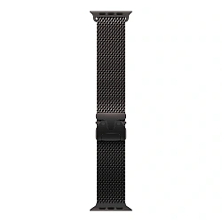 Браслет Apple Titanium Milanese Loop для Apple Watch 44 / 45 / 46 / 49mm титан Black Titanium (M)