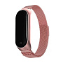 Браслет Миланский сетчатый для Mi Band 3 / 4 сталь