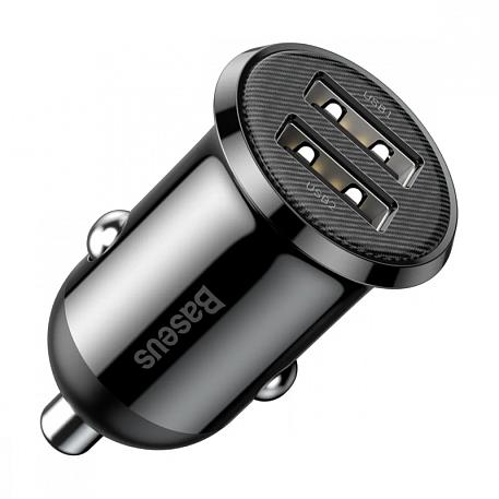 Автомобильное зарядное устройство Baseus Grain Pro A+A 24 Вт - 2