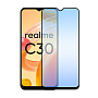 Защитное стекло 3D Classic для Realme C30 / C31 / C33, черная рамка