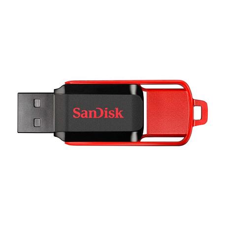 USB-флешка SanDisk Cruzer Switch 16 ГБ, чёрный с красным - 2