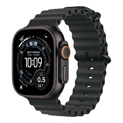 Удлинитель для ремешка Apple Ocean Band Extension для Apple Watch 44 / 45 / 46 / 49mm фторэластомер Black Natural Titanium (One Size)