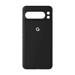 Клип-кейс (накладка) Silicone cover закрытый для Google Pixel 9 Pro XL силикон, чёрный