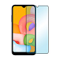 Защитное стекло 3D Premium для Samsung Galaxy A01 / M01, черная рамка