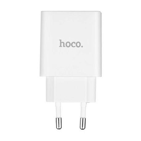 Сетевое зарядное устройство Hoco C25A с индикатором 12 Вт, белый - 1