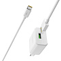 Сетевое зарядное устройство + кабель Micro Borofone BA32A 18 Вт, белый - 1