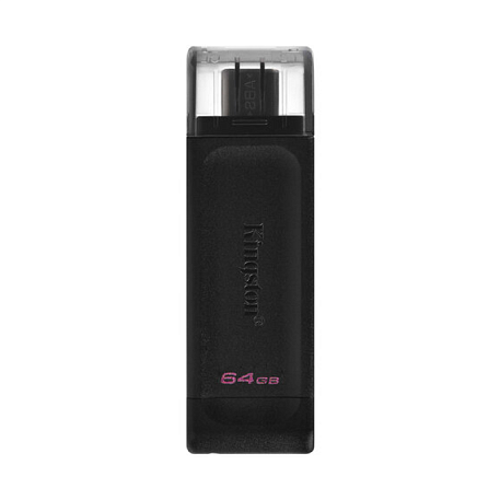 USB-флешка Kingston DataTraveler 70 64 ГБ, чёрный - 1