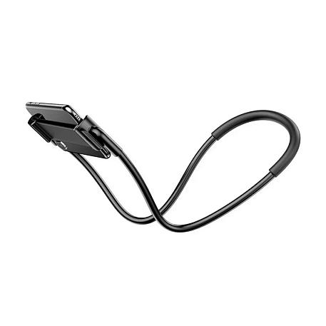 Держатель-подставка Baseus New Neck-Mounted Lazy Bracket, чёрный - 2
