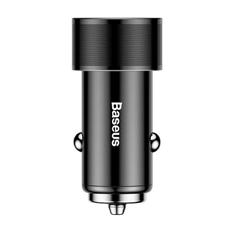 Автомобильное зарядное устройство Baseus Small Screw 36 Вт, чёрный - 1
