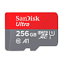Карта памяти SanDisk Ultra (без адаптера), 256 ГБ