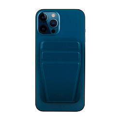 Кардхолдер с функцией подставки UNIQ Lyft MagSafe синий