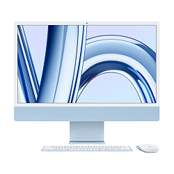 Моноблок Apple iMac 24" M3 (10-core GPU) 8 ГБ, 512 ГБ SSD (MQRR3), синий