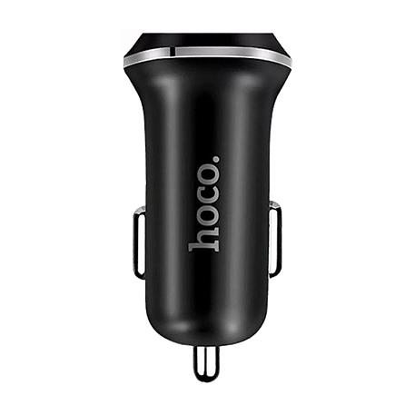 Автомобильное зарядное устройство + кабель Micro Hoco Z1 10 Вт, чёрный - 1