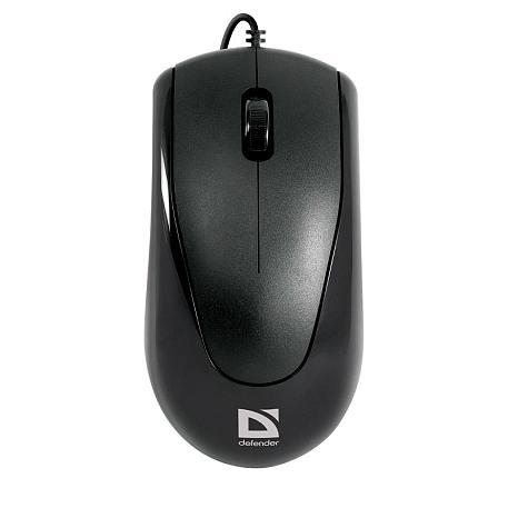Мышь проводная Defender Optimum MB-150 (PS/2), чёрный - 1