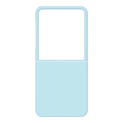 Клип-кейс (накладка) uBear Touch Mag Case для Samsung Galaxy Z Flip8 поликарбонат, силикон, голубой